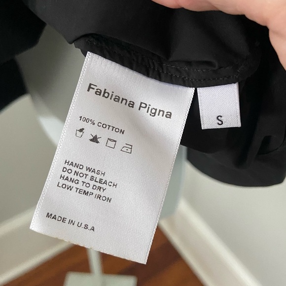 Fabiana Pigna Ruse Cotton Poplin Top size Small - Picture 6 of 8